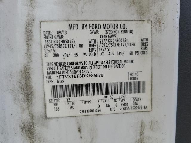2013 FORD F150 SUPER - 1FTVX1EF8DKF85876