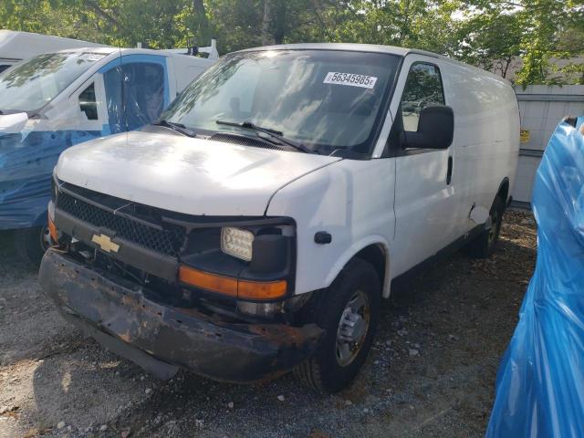 CHEVROLET EXPRESS G2 2010 white cargo va flexible fuel 1GCZGFAAXA1164509 photo #1