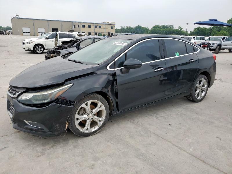 CHEVROLET CRUZE PREM 2017 black sedan 4d gas 1G1BF5SM4H7253662 photo #1