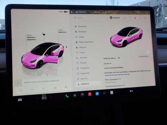 2023 TESLA MODEL 3 5YJ3E1EA2PF678864
