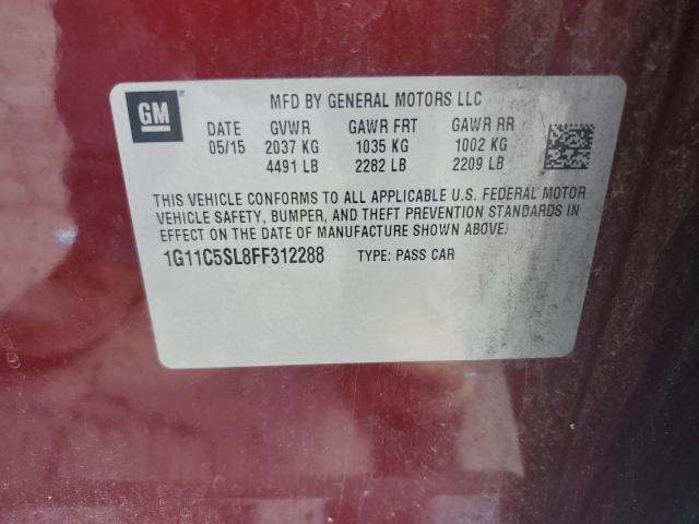 2015 CHEVROLET MALIBU 1LT - 1G11C5SL8FF312288