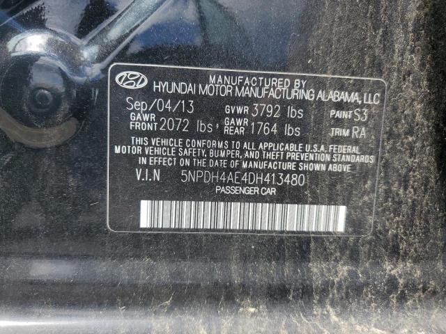 2013 HYUNDAI ELANTRA GL - 5NPDH4AE4DH413480