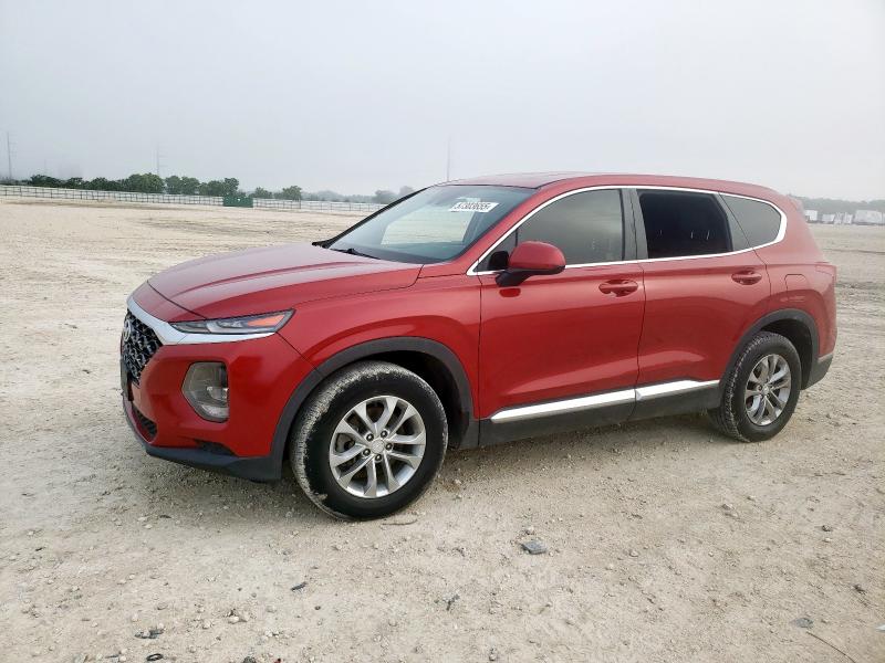 HYUNDAI SANTA FE S 2019 red  gas 5NMS23AD6KH089341 photo #1