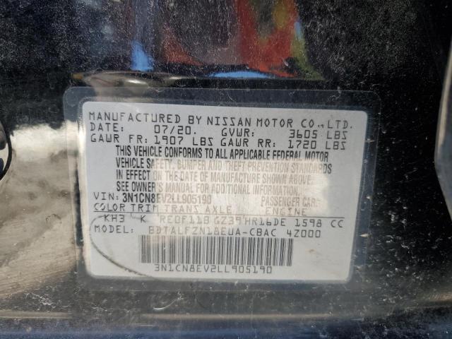 2020 NISSAN VERSA SV - 3N1CN8EV2LL905190