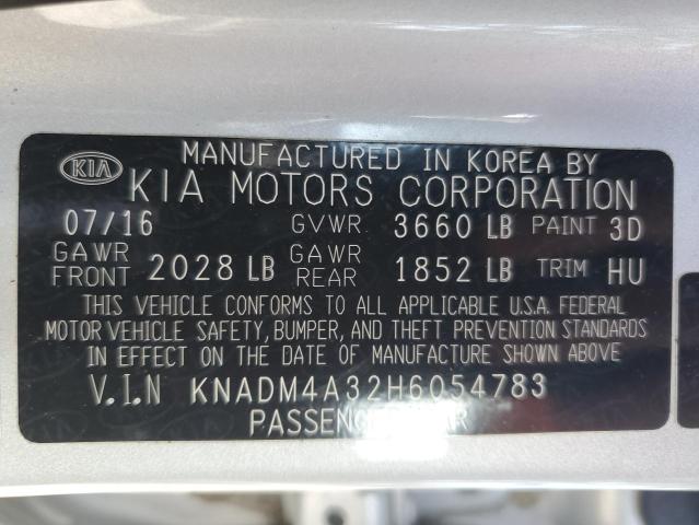 2017 KIA RIO LX KNADM4A32H6054783