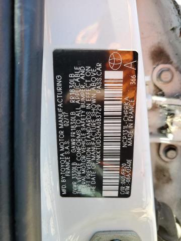 2017 TOYOTA YARIS L - VNKKTUD32HA083729