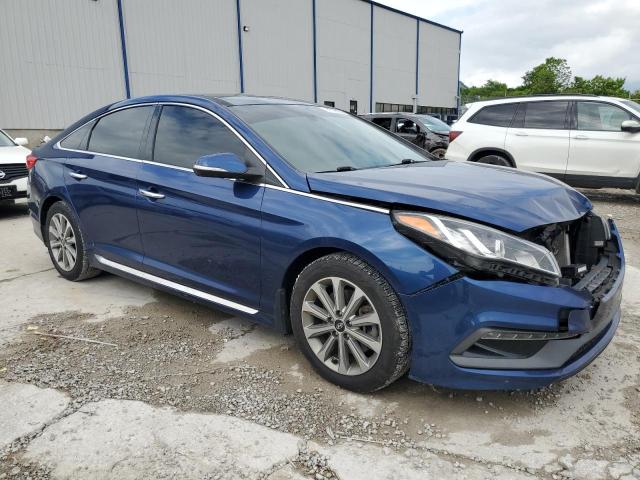 Vin: 5npe34af8gh329887, lot: 57598155, hyundai sonata sport 20164