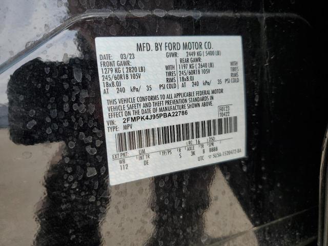 2023 FORD EDGE SEL - 2FMPK4J95PBA22786