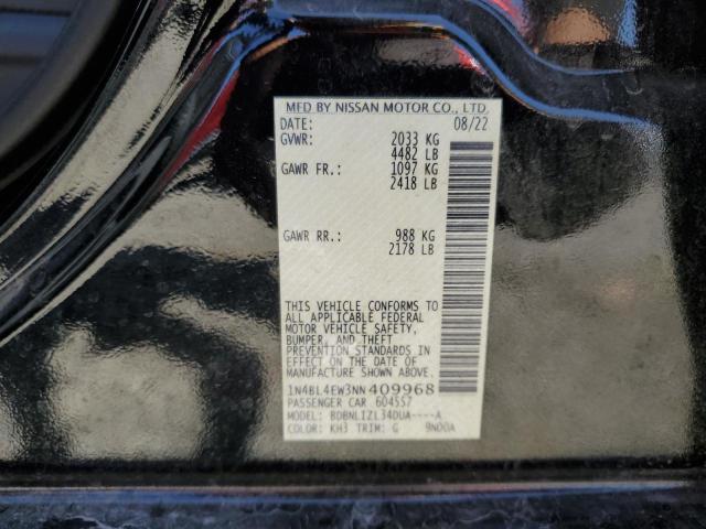 2022 NISSAN ALTIMA SL - 1N4BL4EW3NN409968