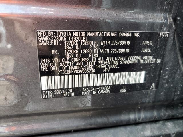2025 TOYOTA RAV4 XSE 2T3E6RFV8SW085230