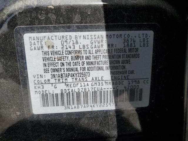 2019 NISSAN SENTRA S 3N1AB7AP4KY225973