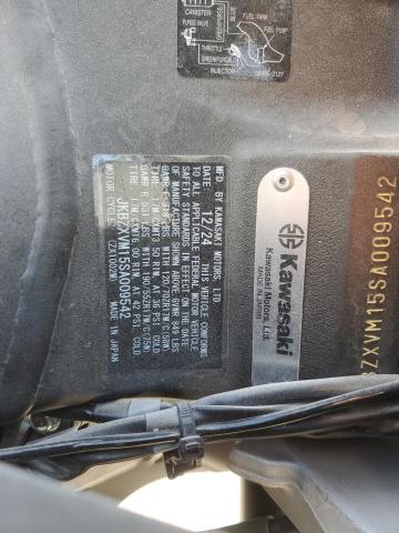2025 KAWASAKI ZX1002 M JKBZXVM15SA009542