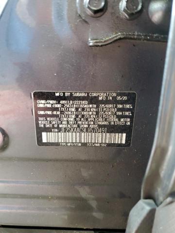 2020 SUBARU FORESTER JF2SKAAC9LH570491