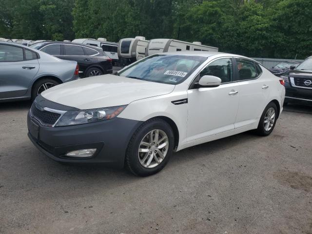 KIA OPTIMA LX 2013 white  gas KNAGM4A76D5441787 photo #1