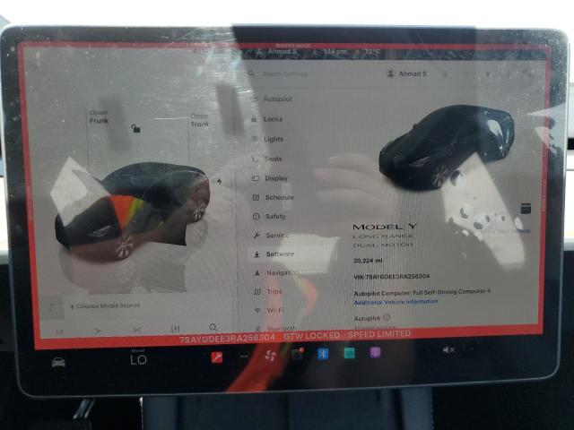 2024 TESLA MODEL Y - 7SAYGDEE3RA256304