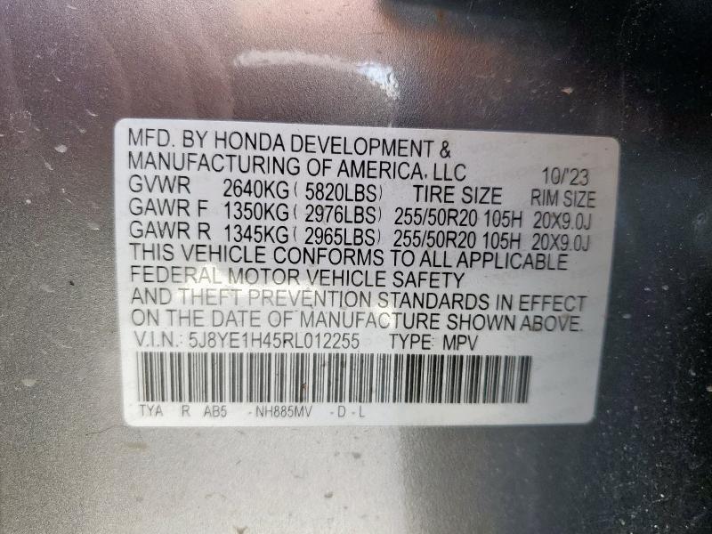 2024 ACURA MDX TECHNO - 5J8YE1H45RL012255