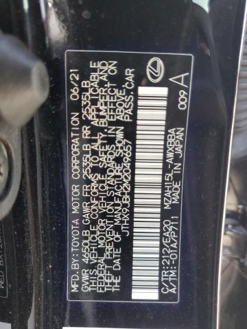 2021 LEXUS UX 250H - JTHX9JBH2M2049657