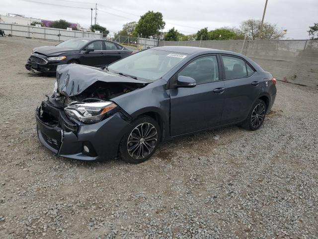 TOYOTA COROLLA L 2016 gray  gas 5YFBURHE3GP557129 photo #1