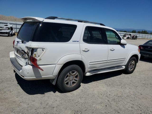 TOYOTA SEQUOIA LI 2005 white  gas 5TDZT38A35S239916 photo #4