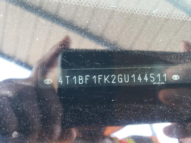 2016 TOYOTA CAMRY LE - 4T1BF1FK2GU144511