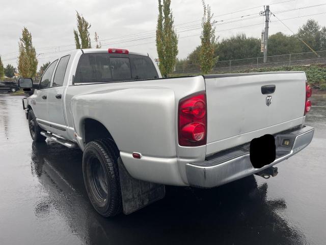 DODGE RAM 3500 S 2007 silver crew pic diesel 3D7ML48A37G793593 photo #4