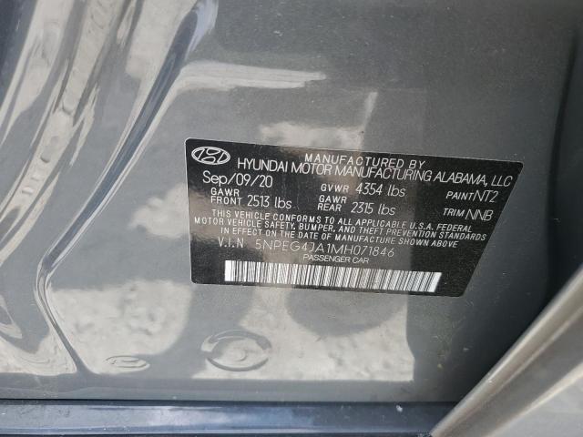 2021 HYUNDAI SONATA SE - 5NPEG4JA1MH071846