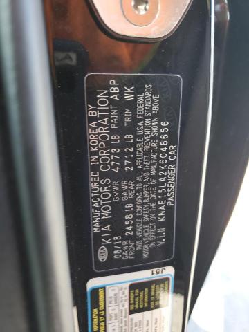 2019 KIA STINGER - KNAE15LA2K6046656