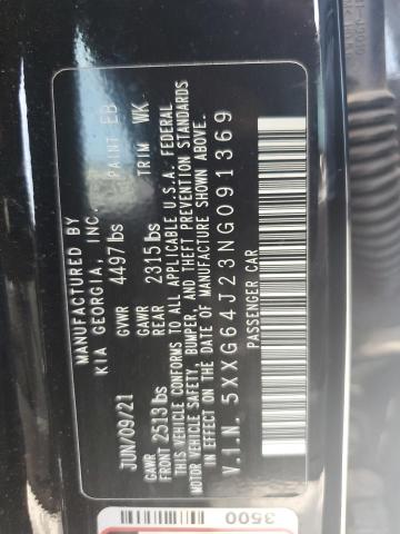 2022 KIA K5 5XXG64J23NG091369