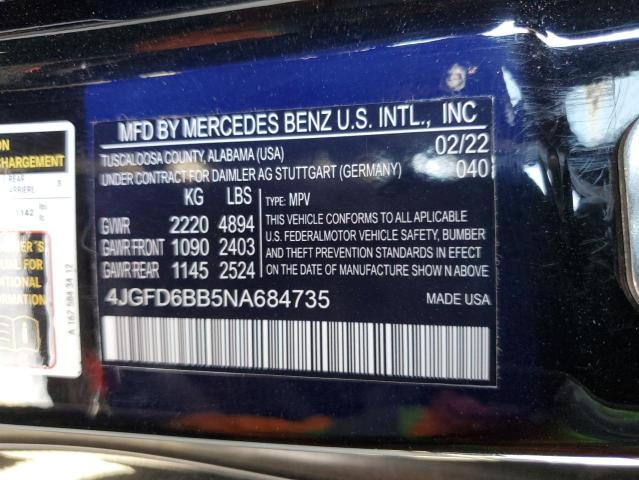 2022 MERCEDES-BENZ GLE COUPE 4JGFD6BB5NA684735