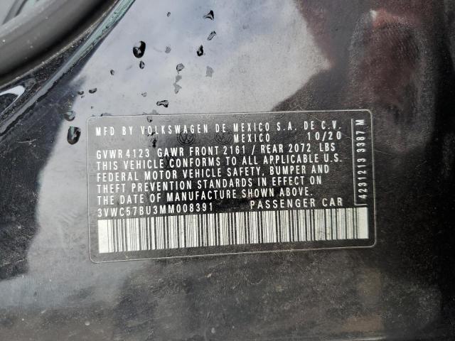 2021 VOLKSWAGEN JETTA S - 3VWC57BU3MM008391