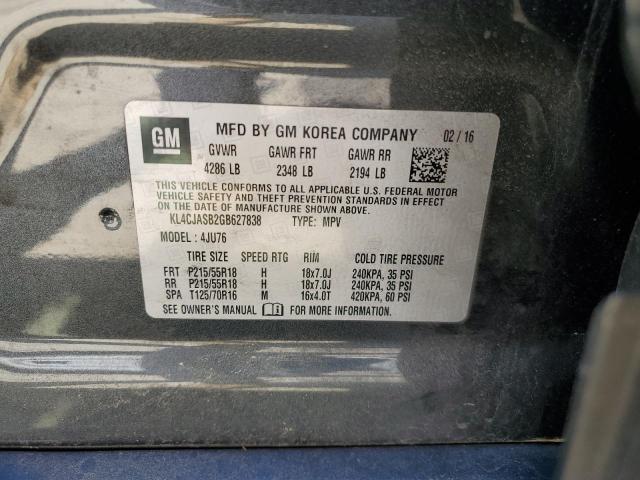 2016 BUICK ENCORE - KL4CJASB2GB627838