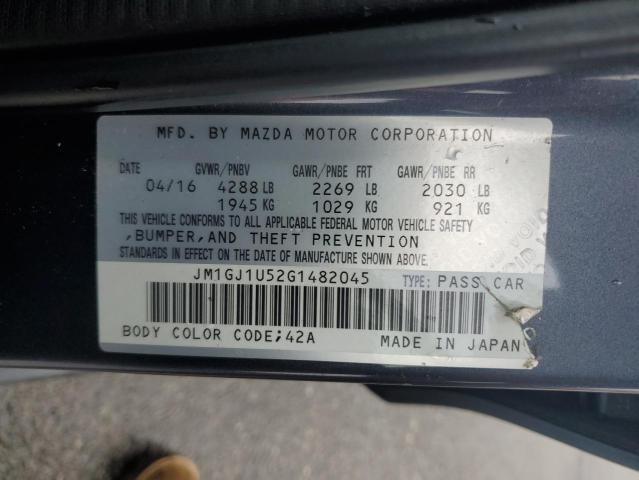2016 MAZDA 6 SPORT - JM1GJ1U52G1482045