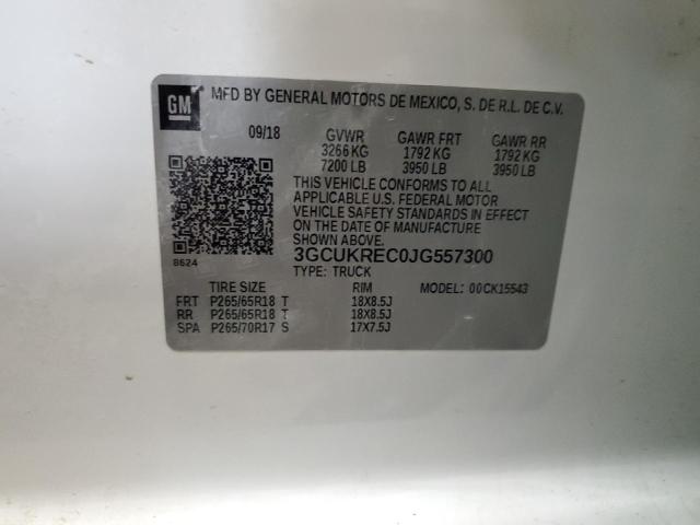 2018 CHEVROLET 1500 - 3GCUKREC0JG557300
