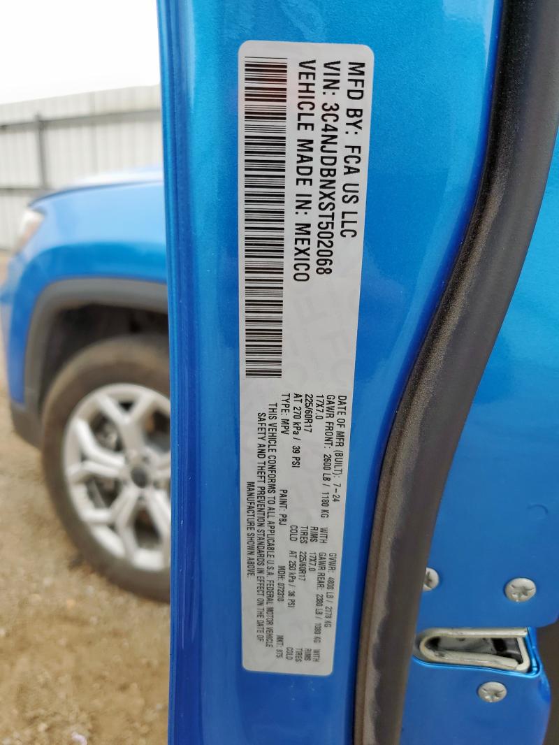 2025 JEEP COMPASS LA 3C4NJDBNXST502068