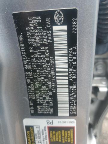 2017 TOYOTA CAMRY LE - 4T1BF1FK1HU801994
