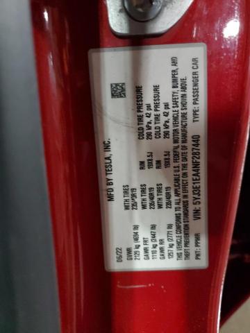 2022 TESLA MODEL 3 - 5YJ3E1EA4NF287440
