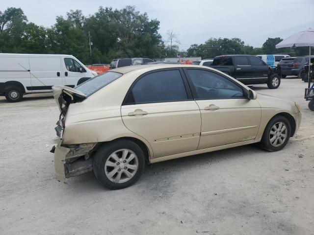 KIA SPECTRA EX 2009 gold  gas KNAFE221X95648679 photo #4
