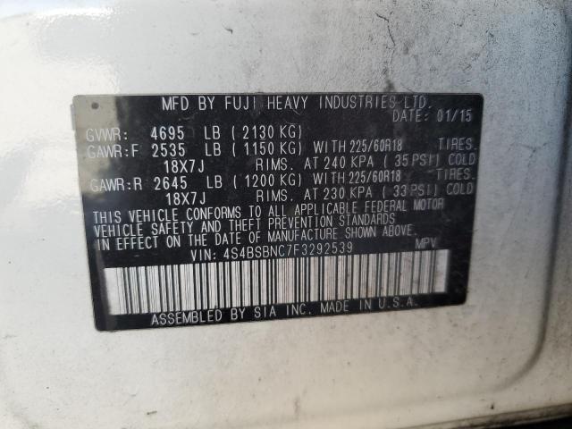 2015 SUBARU OUTBACK 2. - 4S4BSBNC7F3292539