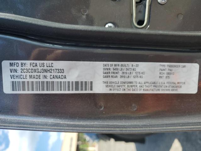 2022 DODGE CHARGER SC - 2C3CDXGJ3NH217333