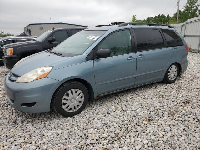 TOYOTA SIENNA CE 2009 blue sports v gas 5TDZK23C79S251322 photo #1