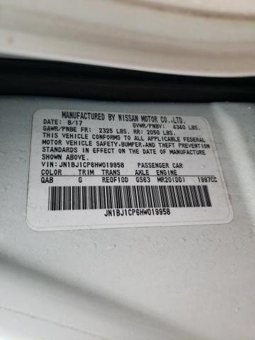2017 NISSAN ROGUE SPOR - JN1BJ1CP6HW019958