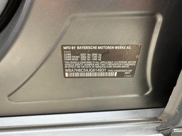 2018 BMW M760 XI WBA7H6C54JG614931