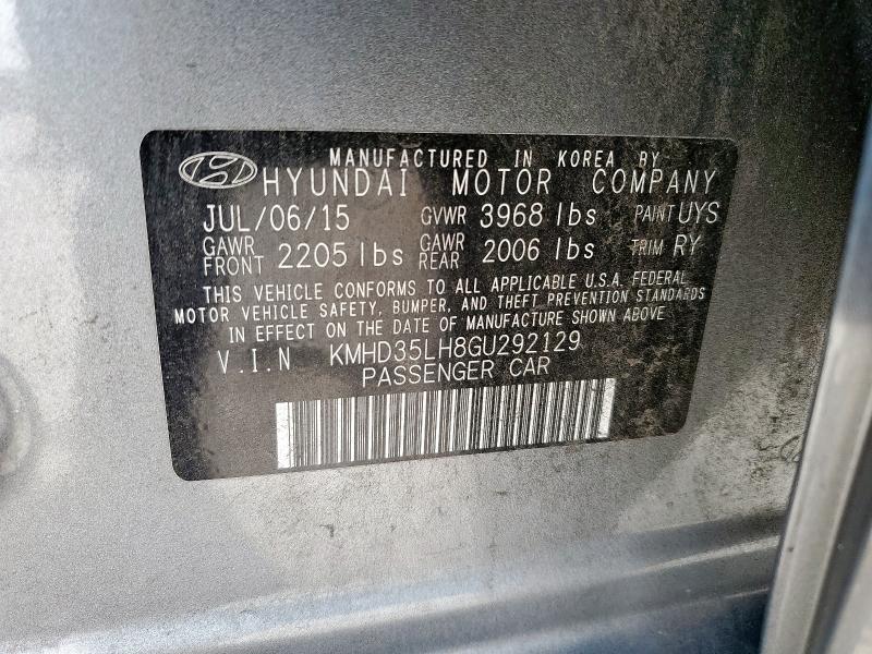 2016 HYUNDAI ELANTRA GT - KMHD35LH8GU292129