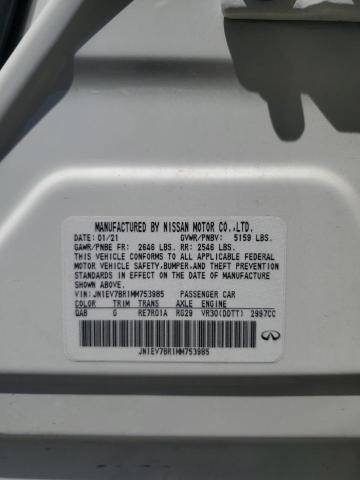 2021 INFINITI Q50 LUXE JN1EV7BR1MM753985