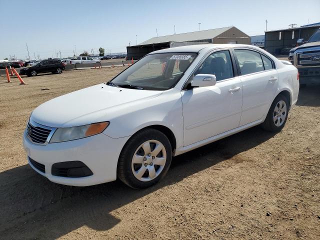 KIA OPTIMA LX 2009 white  gas KNAGE228595323116 photo #1