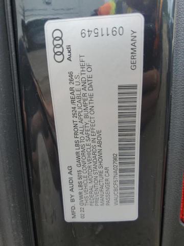 2022 AUDI A5 PREMIUM - WAUCBCF57NA027982