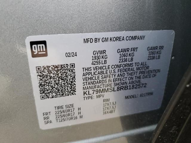 2024 CHEVROLET TRAILBLAZE KL79MMSL8RB182572