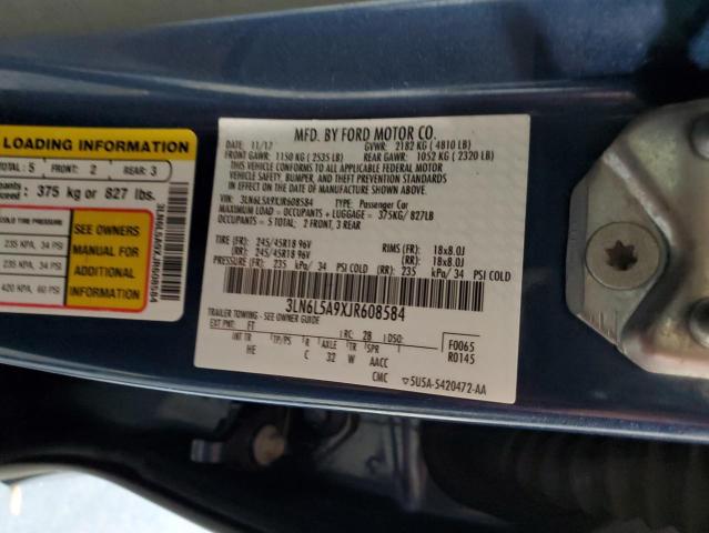 2018 LINCOLN MKZ PREMIE 3LN6L5A9XJR608584