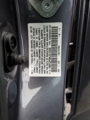 2020 HONDA CIVIC LX - 19XFC2F69LE212335