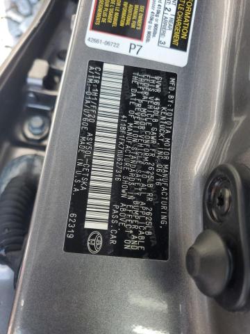 2017 TOYOTA CAMRY SE A 4T1BF1FK7HU627316